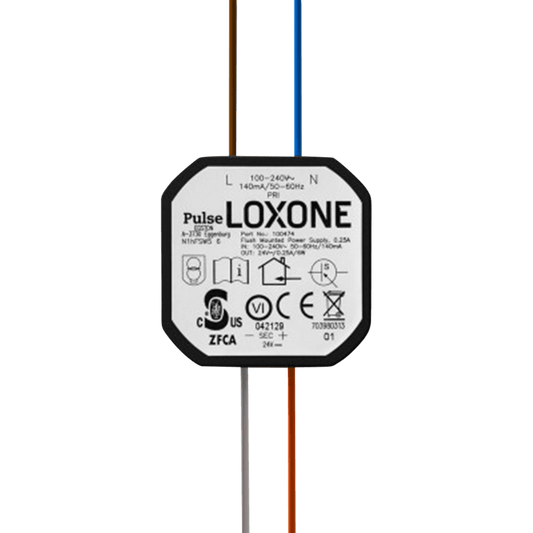 Loxone Flush-Mounted Power Supply 24Vdc (6W - 0.25A)