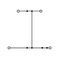 Wago Terminal Double-Deck 4-Conductor Through Grey