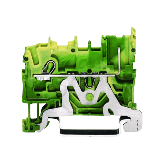 Wago Terminal Block Carrier 1-Conductor Ground Green-Yellow